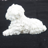 Maltese Puppy Dog - Collectible Figurine Miniature 4.5"L New in box
