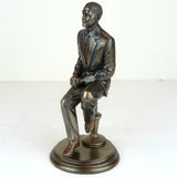 Mr President Barack Obama Bronze Figurine Miniature Statue 8"H New