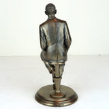 Mr President Barack Obama Bronze Figurine Miniature Statue 8"H New